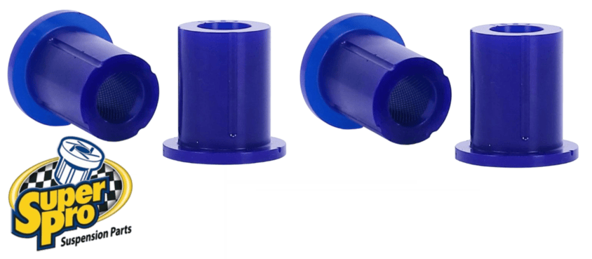SUPERPRO UPPER LEAF SPRING SHACKLE BUSH KIT TO SUIT ISUZU D-MAX TFR 4JJ1-TCX TURBO DIESEL 3.0 I4 RWD