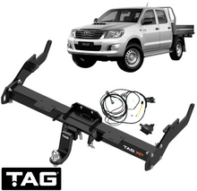 TAG EXTREME RECOVERY (XR) TOW BAR & WIRING KIT TO SUIT TOYOTA HILUX KUN16R 1KD-FTV 3.0L I4 08/08 ON