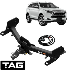 TAG EXTREME RECOVERY (XR) TOW BAR & WIRING KIT TO SUIT ISUZU MU-X RJ 4JJ3-TCX TURBO DIESEL 3.0L I4