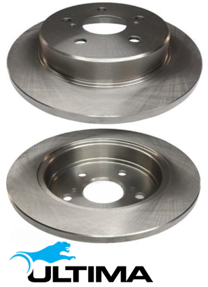 ULTIMA REAR SOLID DISC BRAKE ROTOR SET TO SUIT LEXUS NX300 AG10R AGZ15R 8AR-FTS TURBO 2.0L I4