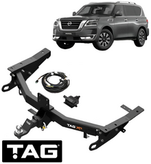 TAG EXTREME RECOVERY (XR) TOW BAR & WIRING KIT TO SUIT NISSAN PATROL Y62 VK56VD 5.6L V8