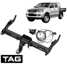 TAG EXTREME RECOVERY (XR) TOW BAR & WIRING KIT FOR TOYOTA HILUX GGN15R GGN25R 1GR-FE 4.0 V6 08/08 ON