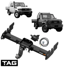 TAG EXTREME RECOVERY (XR) TOW BAR & WIRING KIT TO SUIT TOYOTA LANDCRUISER GDJL79R 1GD-FTV 2.8L I4