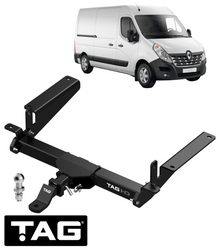 TAG HEAVY DUTY 3-PIECE DESIGN TOW BAR TO SUIT RENAULT MASTER X62 M9T.880 M9T.898 M9T.702 2.3L I4 FWD