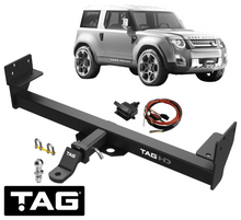TAG HEAVY DUTY TOW BAR & UNIVERSAL WIRING KIT TO SUIT LAND ROVER DEFENDER 110 244DT 2.4L I4 WAGON