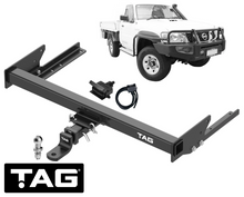 TAG HD TOW BAR & UNIVERSAL WIRING KIT TO SUIT NISSAN PATROL GU Y61 ZD30DDTI 3.0 I4 CAB CHASSIS ONLY