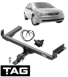 HD TOW BAR & WIRING W/O FACTORY REVERSE SENSORS FOR FORD FALCON FG FG X BARRA ECOLPI 4.0L I6 SEDAN