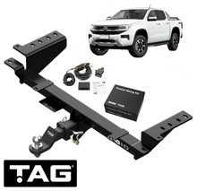 TAG HEAVY DUTY TOW BAR & BRINK WIRING KIT TO SUIT VOLKSWAGEN AMAROK NF DXVA 2.3L I4 STYLESIDE ONLY