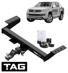 HEAVY DUTY 1-PIECE DESIGN TOW BAR & ERICH JAEGER WIRING KIT FOR VOLKSWAGEN AMAROK NF DXWA 3.0 V6 CAB