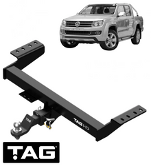 TAG HEAVY DUTY 1-PIECE DESIGN TOW BAR TO SUIT VOLKSWAGEN AMAROK NF DXVA 2.3L I4 CAB CHASSIS ONLY