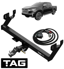 TAG HEAVY DUTY 1-PIECE DESIGN TOW BAR & WIRING KIT TO SUIT MAZDA BT-50 B30 4JJ3-TCX 3.0L I4