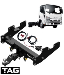 HD 3-PIECE DESIGN TOW BAR & UNIVERSAL WIRING KIT TO SUIT ISUZU NLR200 NLR85 4JJ1-TCS 3.0 I4 01/13 ON
