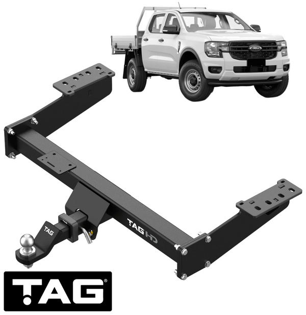 TAG HEAVY DUTY 3-PIECE DESIGN TOW BAR FOR VOLKSWAGEN AMAROK NF DXWA 3 ...
