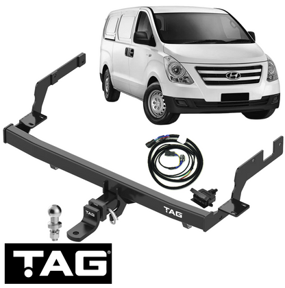 TAG HEAVY DUTY TOW BAR & WIRING KIT TO SUIT HYUNDAI ILOAD TQ G4KC G4KG D4CB TURBO DIESEL 2.4L 2.5 I4