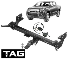 HD 3-PIECE TOW BAR & WIRING KIT TO SUIT ISUZU D-MAX TFR TFS TF 4JJ1-TC 4JJ1-TCX 3.0L I4 TO 07/2020