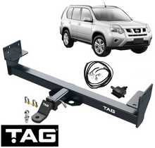 TAG HEAVY DUTY TOW BAR & WIRING KIT TO SUIT NISSAN X-TRAIL T30 QR25DE YD22DDTI 2.2L 2.5L I4