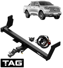 TAG HEAVY DUTY TOW BAR & WIRING KIT TO SUIT GWM UTE NPW GW4D20 TURBO DIESEL 2.0L I4