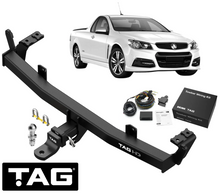 TAG HEAVY DUTY TOW BAR & BRINK WIRING KIT TO SUIT HOLDEN COMMODORE VF L77 LS3 6.0L 6.2L V8 UTE ONLY
