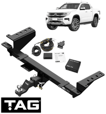 TAG HEAVY DUTY TOW BAR & BRINK WIRING KIT TO SUIT VOLKSWAGEN AMAROK NF DXWA 3.0L V6 STYLESIDE ONLY