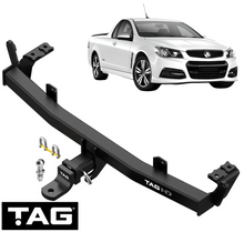 TAG HEAVY DUTY TOW BAR TO SUIT HOLDEN COMMODORE VE VF L76 L77 L98 LS3 6.0L 6.2L V8 UTE ONLY