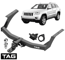 TAG HEAVY DUTY TOW BAR & UNIVERSAL WIRING KIT TO SUIT JEEP CHEROKEE KK EKG 3.7L V6