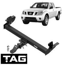 TAG HEAVY DUTY TOW BAR TO SUIT NISSAN NAVARA D40 YD25DDTI TURBO DIESEL 2.5L I4