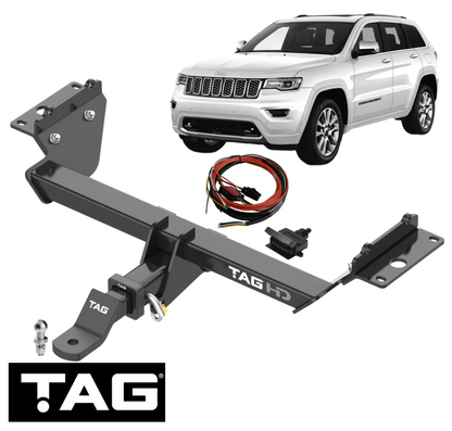 TAG HD TOW BAR & UNIVERSAL WIRING KIT TO SUIT JEEP GRAND CHEROKEE WK ESG EZD EZH ESD 5.7 6.2 6.4 V8