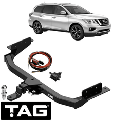 TAG HEAVY DUTY TOW BAR & UNIVERSAL WIRING KIT TO SUIT NISSAN PATHFINDER R52 VQ35DE 3.5L V6