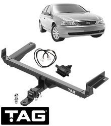 HD TOW BAR & WIRING KIT W/O FACTORY REVERSE SENSORS FOR FORD FALCON FG BOSS 290 5.4L V8 SEDAN ONLY