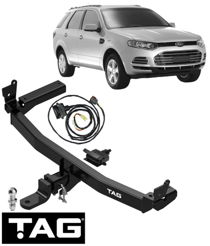 TAG HEAVY DUTY TOW BAR & WIRING KIT TO SUIT FORD TERRITORY SZ 276DT TURBO DIESEL 2.7L V6