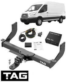 TAG HEAVY DUTY TOW BAR & WIRING KIT TO SUIT FORD TRANSIT CUSTOM VN CYF4 CYFF 2.2L I4 TILL 05/2016
