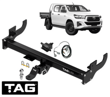 HD 3-PIECE DESIGN TOW BAR & WIRING KIT FOR TOYOTA HILUX GGN15R 1GRFE 4.0 V6 CAB & STYLESIDE TO 07/08