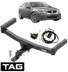 TAG HEAVY DUTY TOW BAR & WIRING KIT TO SUIT HOLDEN COMMODORE VE L76 L77 L98 6.0L V8 SEDAN ONLY