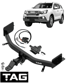 HEAVY DUTY 1-PIECE TOW BAR & WIRING KIT FOR ISUZU MU-X UCR UCS 4JJ1-TC 4JJ1-TCX 3.0 I4 TILL 06/2021
