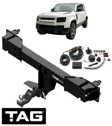 TAG HEAVY DUTY TOW BAR & WIRING KIT TO SUIT LAND ROVER DEFENDER L663 PT204 204DT 2.0L I4 WAGON ONLY