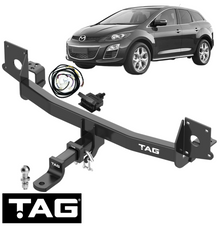 TAG HEAVY DUTY TOW BAR & WIRING KIT TO SUIT MAZDA CX-7 ER L5 L5-VE L3-VDT 2.3L 2.5L I4