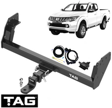TAG HEAVY DUTY TOW BAR & WIRING KIT TO SUIT MITSUBISHI TRITON ML 6G74 3.5L V6