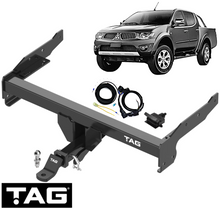 TAG HEAVY DUTY TOW BAR & WIRING KIT TO SUIT MITSUBISHI TRITON MN 4D56T 4D56-HP TURBO DIESEL 2.5L I4