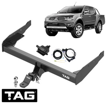 TAG HEAVY DUTY TOW BAR & WIRING KIT TO SUIT MITSUBISHI TRITON ML MN 4D56T 4M41T 2.5 3.2L I4 UTE ONLY