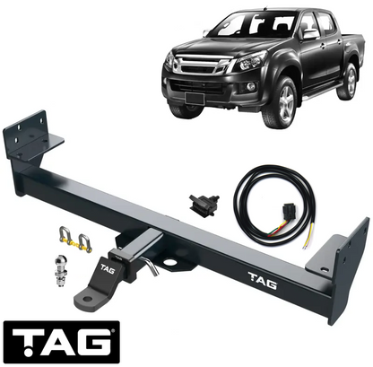 TAG HEAVY DUTY TOW BAR & WIRING KIT TO SUIT HOLDEN RODEO RA ALLOYTEC LCA 6VE1 3.5L 3.6L V6