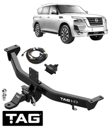 TAG HEAVY DUTY TOW BAR & WIRING KIT TO SUIT NISSAN PATROL Y62 VK56VD 5.6L V8