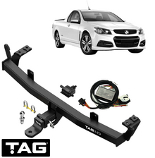 TAG HEAVY DUTY TOW BAR & WIRING KIT TO SUIT HOLDEN COMMODORE VE L76 L77 L98 6.0L V8 UTE ONLY