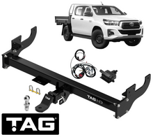 HD 3-PIECE DESIGN TOW BAR & WIRING FOR TOYOTA HILUX WORKMATE TGN121R 2TR-FE 2.7L I4 CAB & STYLESIDE