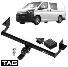 TAG HEAVY DUTY TOW BAR & WIRING KIT TO SUIT TOYOTA HIACE GDH300R GDH301R 1GD-FTV 2.8L I4 06/2019 ON