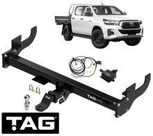 HD 3-PIECE DESIGN TOW BAR & WIRING KIT FOR TOYOTA HILUX GGN25R 1GRFE 4.0 V6 CAB & STYLESIDE 08/08 ON
