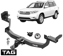TAG HEAVY DUTY TOW BAR & WIRING KIT TO SUIT TOYOTA KLUGER GSU40R GSU45R 2GR-FE 3.5L V6