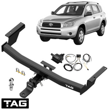 TAG HEAVY DUTY TOW BAR & WIRING KIT TO SUIT TOYOTA RAV4 ACA33R ACA38R 2AZ-FE 2.4L I4