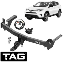 TAG HEAVY DUTY TOW BAR & WIRING KIT TO SUIT TOYOTA RAV4 ASA44R ZSA42R 2AR-FE 3ZR-FE 2.0L 2.5L I4