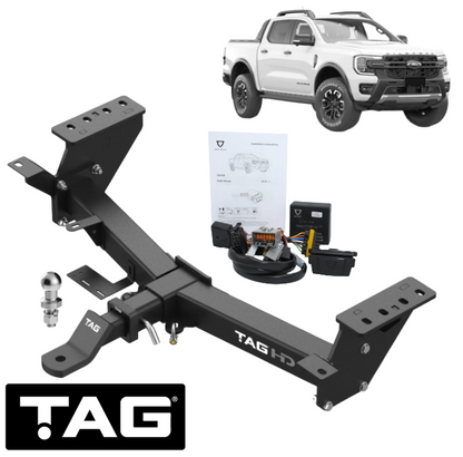 TAG HEAVY DUTY TOW BAR & WIRING KIT TO SUIT VOLKSWAGEN AMAROK NF DXVA DXKB DXKA 2.0 2.3 I4 STYLESIDE