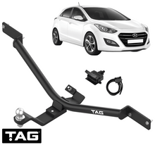 TAG STANDARD DUTY TOW BAR & UNIVERSAL WIRING KIT TO SUIT HYUNDAI I30 GD G4NB G4NC 1.8L 2.0L I4